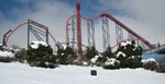 Fuji-Q Highland in the Snow!