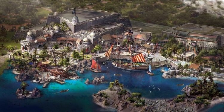 Shanghai Disneyland Treasure Cove!