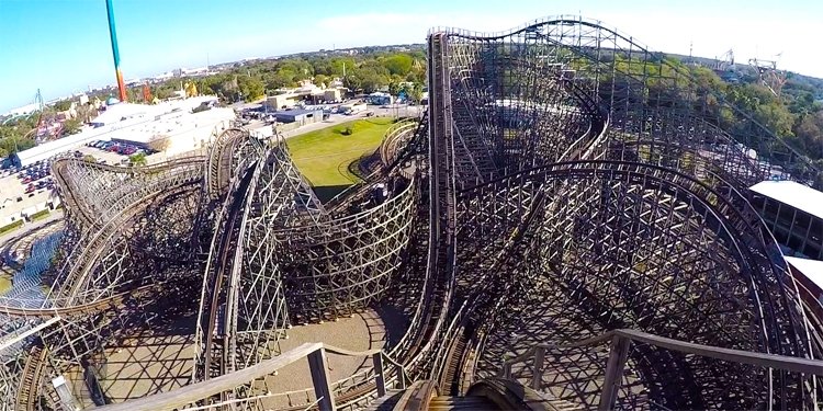 Last Ride Ever on Gwazi POV Video!