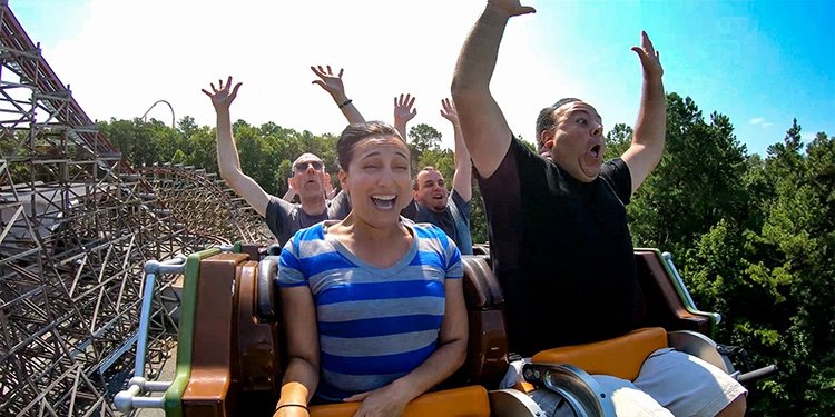 Crazy NEW POV Video of Twisted Timbers!