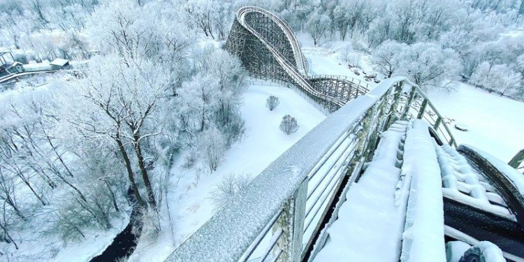 Roller Coasters in the Snow!