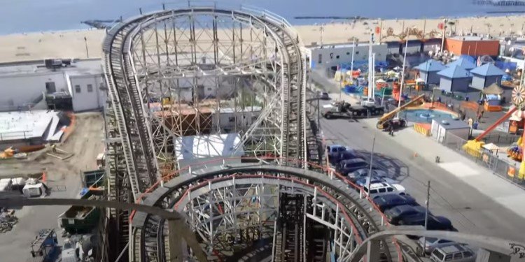 Triple Ride on the Coney Island Cyclone!