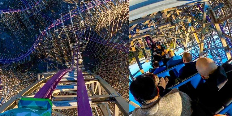 Real POV Video of  Busch Gardens' Iron Gwazi!