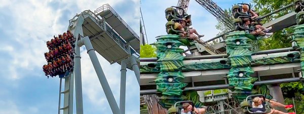 Oblivion & Raptor Roller Coasters!